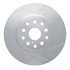 611-75017R Slotted Brake Rotor [Silver], Fits Select Lexus/Toyota/Scion, Position: Front Right - image 1