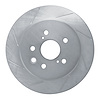 611-75036L Slotted Brake Rotor [Silver], 2013-2020 Lexus/Toyota/Scion, Position: Rear Left - image 1