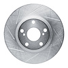 611-76055L Slotted Brake Rotor [Silver], 1999-2007 Lexus/Toyota/Scion, Position: Front Left - image 1