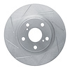 611-76080L Slotted Brake Rotor [Silver], 2006-2020 Multiple Makes/Models, Position: Front Left - image 1
