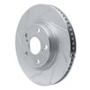 611-76080L Slotted Brake Rotor [Silver], 2006-2020 Multiple Makes/Models, Position: Front Left - image 2