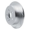 611-76086L Slotted Brake Rotor [Silver], 2009-2015 Lexus/Toyota/Scion, Position: Rear Left - image 2