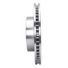 611-76128R Slotted Brake Rotor [Silver], Fits Select Lexus/Toyota/Scion, Position: Front Right - image 2