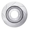 611-76128R Slotted Brake Rotor [Silver], Fits Select Lexus/Toyota/Scion, Position: Front Right - image 4