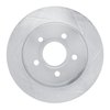 611-80049R Slotted Brake Rotor [Silver], 2014-2016 Ford/Lincoln/Mercury/Mazda, Position: Rear Right - image 1