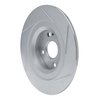 611-80072L Slotted Brake Rotor [Silver], 2016-2021 Multiple Makes/Models, Position: Rear Left - image 4