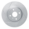 611-80073L Slotted Brake Rotor [Silver], 2016-2021 Multiple Makes/Models, Position: Front Left - image 1