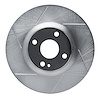 611-80074L Slotted Brake Rotor [Silver], 2016-2021 Multiple Makes/Models, Position: Front Left - image 1