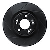 613-03030L Slotted Brake Rotor [Black], 2009-2011 Kia/Hyundai/Genesis, Position: Front Left - image 1