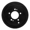 613-03044L Slotted Brake Rotor [Black], 2001-2016 Kia/Hyundai/Genesis, Position: Rear Left - image 1
