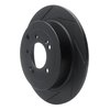 613-03052L Slotted Brake Rotor [Black], 2016-2021 Kia/Hyundai/Genesis, Position: Rear Left - image 2