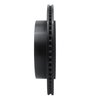 613-11017L Slotted Brake Rotor [Black], 2008-2012 Land Rover, Position: Rear Left - image 3