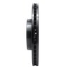 613-13035L Slotted Brake Rotor [Black], 2006-2021 Subaru, Position: Front Left - image 3