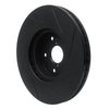 613-13035L Slotted Brake Rotor [Black], 2006-2021 Subaru, Position: Front Left - image 4