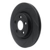613-20029L Slotted Brake Rotor [Black], 2006-2008 Jaguar, Position: Rear Left - image 2