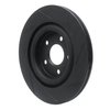 613-20029L Slotted Brake Rotor [Black], 2006-2008 Jaguar, Position: Rear Left - image 4