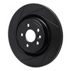 613-20034L Slotted Brake Rotor [Black], 2017-2020 Multiple Makes/Models, Position: Rear Left - image 2