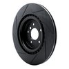 613-20035R Slotted Brake Rotor [Black], 2016-2021 Jaguar, Position: Rear Right - image 4