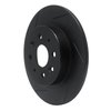 613-21003L Slotted Brake Rotor [Black], 1998-2003 Kia/Hyundai/Genesis, Position: Rear Left - image 2