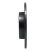 613-21003L Slotted Brake Rotor [Black], 1998-2003 Kia/Hyundai/Genesis, Position: Rear Left - image 3