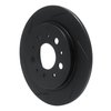 613-27014L Slotted Brake Rotor [Black], 1988-1994 Volvo, Position: Rear Left - image 2