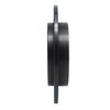 613-27014L Slotted Brake Rotor [Black], 1988-1994 Volvo, Position: Rear Left - image 3