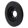 613-31036D Slotted Brake Rotor [Black], 1995-2002 BMW, Position: Left Front - image 4