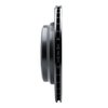613-31044R Slotted Brake Rotor [Black], 1996-2003 BMW, Position: Rear Right - image 3