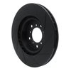 613-31055D Slotted Brake Rotor [Black], 2001-2006 BMW, Position: Right Front - image 4