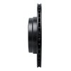 613-31070L Slotted Brake Rotor [Black], 2006-2015 BMW, Position: Rear Left - image 3