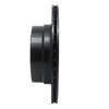 613-31075L Slotted Brake Rotor [Black], 2006-2010 BMW, Position: Rear Left - image 3