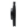 613-31099D Slotted Brake Rotor [Black], 2010-2018 BMW, Position: Left Front - image 3