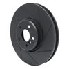 613-31133D Slotted Brake Rotor [Black], Fits Select Multiple Makes/Models, Position: Right Front - image 2