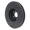 613-31133D Slotted Brake Rotor [Black], Fits Select Multiple Makes/Models, Position: Right Front - image 4