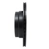 613-31143L Slotted Brake Rotor [Black], 2007-2019 BMW, Position: Rear Left - image 3