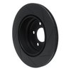 613-31143L Slotted Brake Rotor [Black], 2007-2019 BMW, Position: Rear Left - image 4