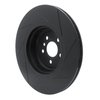 613-31162L Slotted Brake Rotor [Black], 2016-2020 BMW, Position: Rear Left - image 4