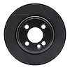613-32004R Slotted Brake Rotor [Black], 2007-2008 Mini, Position: Front Right - image 1