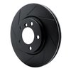 613-32011L Slotted Brake Rotor [Black], 2011-2016 Mini, Position: Front Left - image 2