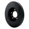 613-32011L Slotted Brake Rotor [Black], 2011-2016 Mini, Position: Front Left - image 4