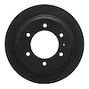 613-37009L Slotted Brake Rotor [Black], 1992-2004 Multiple Makes/Models, Position: Rear Left - image 1