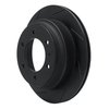 613-37009L Slotted Brake Rotor [Black], 1992-2004 Multiple Makes/Models, Position: Rear Left - image 2