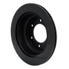 613-37009L Slotted Brake Rotor [Black], 1992-2004 Multiple Makes/Models, Position: Rear Left - image 4