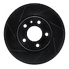 613-45045L Slotted Brake Rotor [Black], Fits Select GM, Position: Front Left - image 1