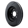 613-46017R Slotted Brake Rotor [Black], 2004-2008 GM, Position: Front Right - image 4