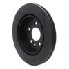 613-46020L Slotted Brake Rotor [Black], 2005-2011 GM, Position: Rear Left - image 4