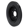 613-46021L Slotted Brake Rotor [Black], 2005-2013 GM, Position: Rear Left - image 4