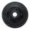 613-47005L Slotted Brake Rotor [Black], 1970-1981 GM, Position: Front Left - image 1