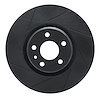 613-54073L Slotted Brake Rotor [Black], 2013-2020 Ford/Lincoln/Mercury/Mazda, Position: Front Left - image 1