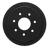 613-54151L Slotted Brake Rotor [Black], 1997-2004 Ford/Lincoln/Mercury/Mazda, Position: Rear Left - image 1